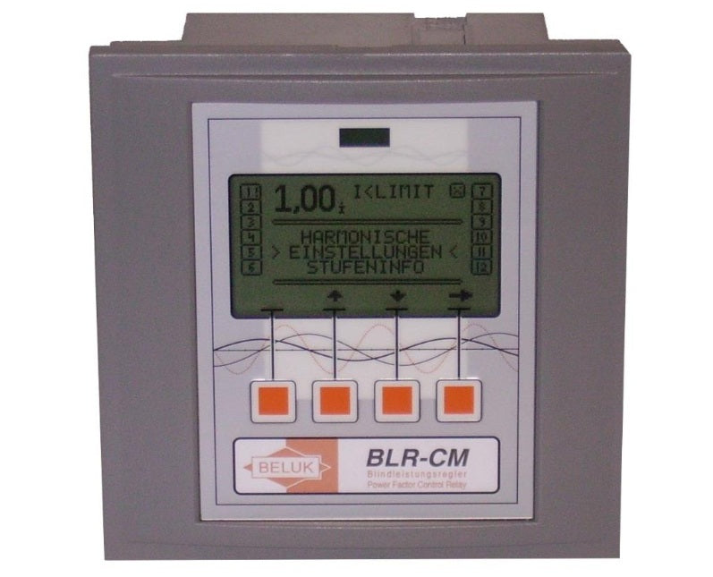 BLR-CM12R3PHASE, Power Factor Regulator, 12 Step, 3 Phase Measurement, 3 Phase or Single Phase Control of 3 phase Circuit, 50-530V 50/60HZ