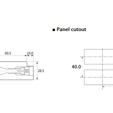 BR6-FNSP4, Temp Controller, 48x24mm, 100-240VAC, TH-540N or NTC Input, 12VDC SSR