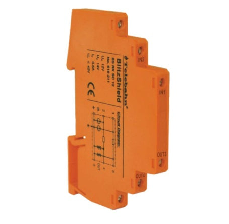 FBS RK SD 12, 12VDC 2 Pole Surge Protection Device for Balanced IT Systems, 5kA, LPZ 0 -2 or higher