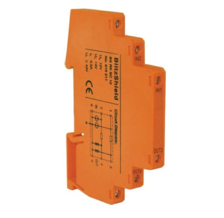 FBS RK SC 48, 48VDC 2 Pole Surge Protection Device for Unbalanced IT Systems, 5kA, LPZ 0 -2 or higher
