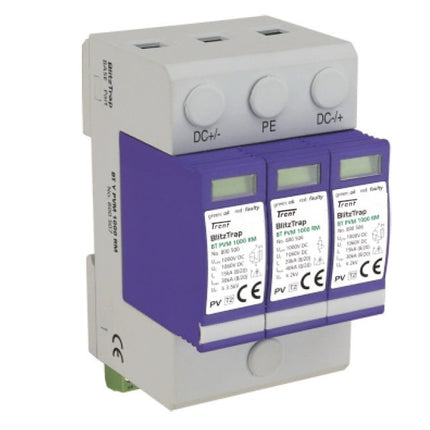 FBT Y PVM 150 RM, 150VDC Surge Protection Device for Photovoltaic Systems, Type 2 (Class II) 40kA WITH REMOTE C/O CONTACTS