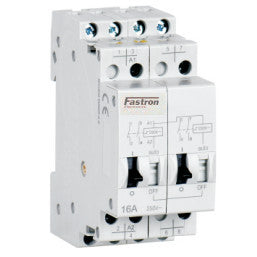 FIR-1622-24VDC, 4 Pole 2 x SPST NO, 2 x SPST NC, Bistable Relay with Manual Override 440VAC 16 Amp, 24VDC / 48VAC Coil Voltage, 50/60Hz