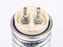 CMS5 154, 7uF, 30x60mm Motor Run Capacitor w/ M8 Mounting Stud, Metal Case -25 to 85 °C 10,000 hrs, 450VAC