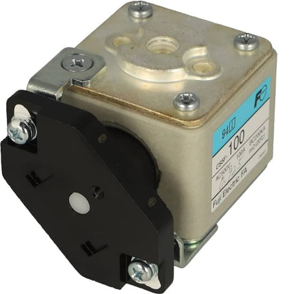 NBR-CS5F-400, HRC Semiconductor Protection Fuse, 400 Amp, 500VAC, 200kA 51 x 51 x 72mm + Microswitch (Replaces Fuji CS5F-400)
