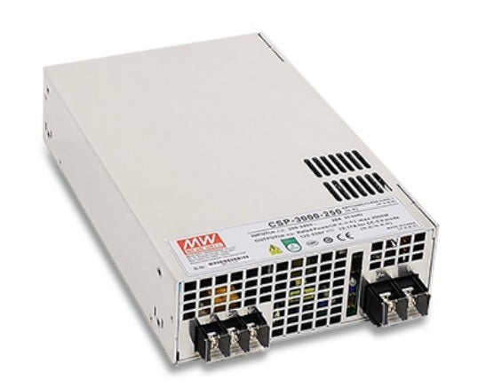 CSP-3000-120, Panel Mount Power Supply, 85-264VAC or 154-370VDC input, 120VDC @ 25A output
