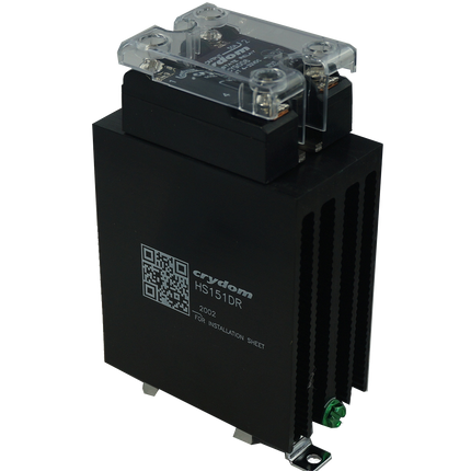 HS151DR-CY9008, Panel or Din Rail Mount Solid State Relay 3-32VDC Control Input, 48-660VAC Output, 40 Amps w/LED Indicator