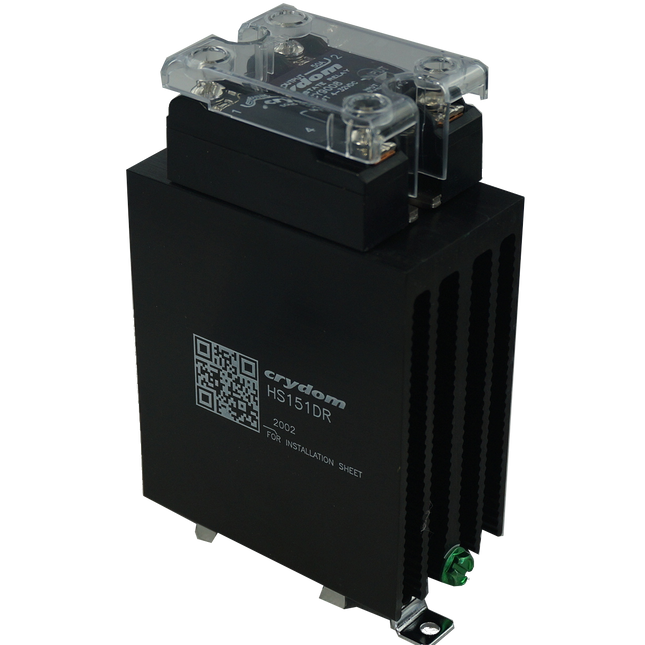 HS151DR-CY9008, Panel or Din Rail Mount Solid State Relay 3-32VDC Control Input, 48-660VAC Output, 40 Amps w/LED Indicator