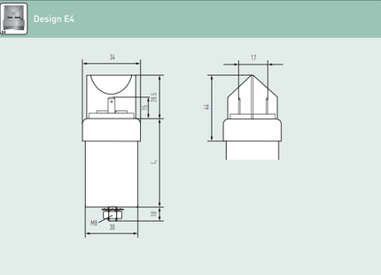 E62.C58-331E40, 0.33uF, 30x58mm Heavy Duty AC Film Power Capacitor w/Stud -40 to 85 °C 200,000 hrs, 2800VDC/1700VAC