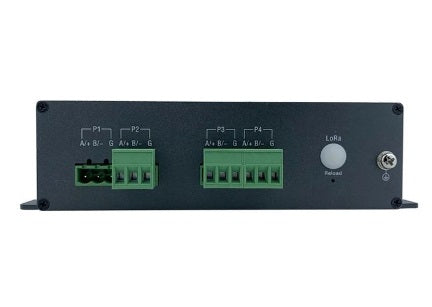 EBS-T04, Industrial Serial Device Server 2 x LAN Connections, 9-36VDC 5-15Watt, 4 x RS485 Interfaces and Ethernet for Transparent Protocol Custom Agreeements, Free Configuration Software Tool