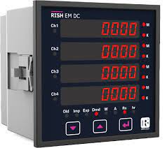 EMDC 6002-60-LA-C-2R, 4 Channel DC kWh Meter, Class 0.5, 150-150mV Shunt input, 10-60VDC, 2 Alarm/Pulse Outputs, RS485 & USB Comms, 4 Line LCD Display, 12-70VDC Aux Supply, Internal Logging