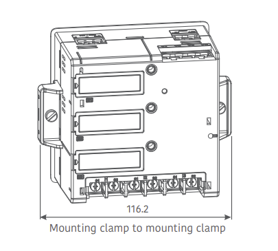 Elite E500C-5402, Panel Mount Network Recorder with Harmonics (31st) & PQ Parameters, Class 0.5S, 50..500VAC 50/60Hz, RS485 Modbus RTU, 35..300V DC/85..300VAC Aux, 16MB Dual Logger , TFT Touch Screen, 10 Years Warranty