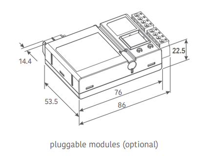 E500M-2022, 3 Relay Output Module for Secure, Elite 500 Series
