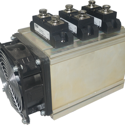 F135 Series Panel Mount 3 Phase Solid State Contactors, 13 to 240 Amp per Phase, 70-480VAC Switching, 90-280VAC or 4-32VDC Control Contactor Style Modules