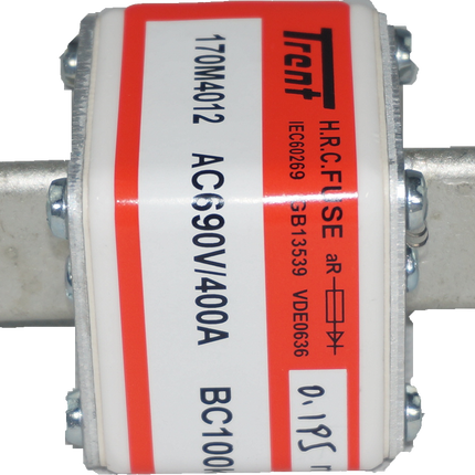 F170M3014, Blade Style Semiconductor Fuse, 160 Amp, 690VAC, Square Body, Size 1, DIN 43 653,  200kA (78mm Hole Centers)-NH Blade Style Semiconductor Fuse-Trent-Fastron Electronics Store
