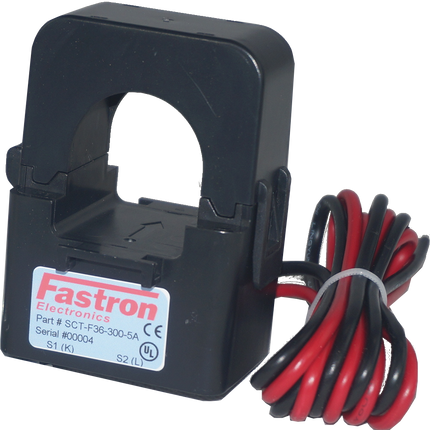 FATL400D10, AC Current Transducer, 400Amp Measurement, 36mm Split Core, 0-10V Average RMS Output, Accuracy = 1%, 500mm Cable Length