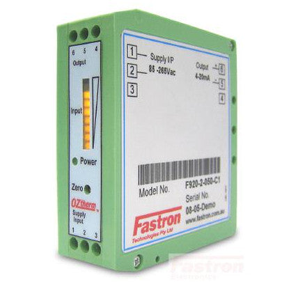 F920-A-XX-XX-XX Series AC/DC Current Transducer/Conditioner and Bipolar Power Supply, 9-36VDC Powered