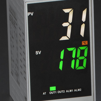 FC5-H-W-2-G-2, 100-240VAC PID Controller with 2 Relay Alarms, E,J,N,T,S,R,B Thermocouple, Linear Current/Voltage and PT100/Cu20 RTD Input, 48x96mm,Relay + 12VDC Output