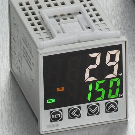FC5-S-R-2-G-2 PID Controller, 100-240VAC with 2 Relay Alarms, K,E,J,N,T,S,R,B Thermocouple, Pt100 or Cu20, Optional Linear Current/Voltage, 48x48mm,Relay Output