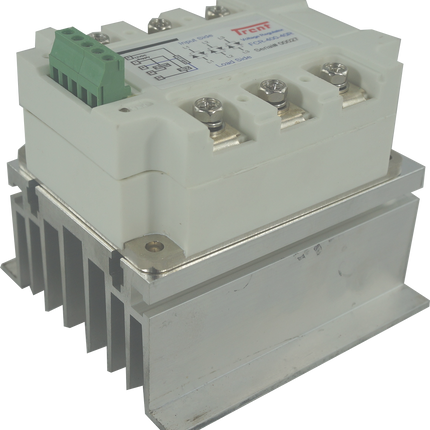 H71/110M & FCR-400-40R-5, Three Phase Proportional Phase Control Module with Heatsink, 4-20mA,0-5V,500K POT Input, 400VAC, 13 Amp Per Phase @ 50 Deg C