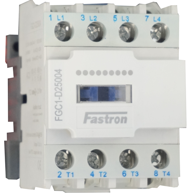 FGC1-D3210-230VAC, AC Contactor, 240VAC Control Voltage, 3 Pole 3 x NO + 1NO, Nominal Current = 32 Amps(AC-3) @ 240/400/500/690V