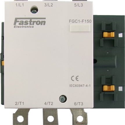 FGC1-F150-230VAC, AC Contactor, 240VAC Control Voltage, 3 Pole NO, Nominal Current = 150 Amps(AC-3) @ 240/400/500/690V