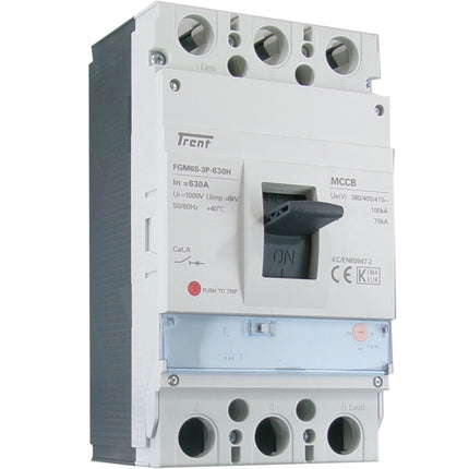 FGM6S-3P-800H 700A,  3 Pole Moulded Case Circuit Breaker (MCCB) Thermal, Adjustable Type ICS=75kA 700 Amp, 400/690VAC