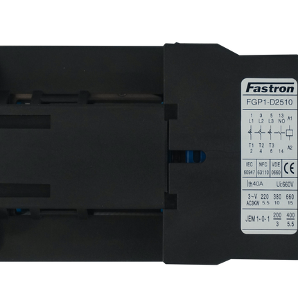 FGP1-D3210-24VDC, AC Contactor, 24VDC Control Voltage, 3 Pole + 1 x NO, Nominal Current = 32 Amps(AC-3) @ 240/400/500/690V