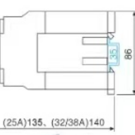FGP1-D2510-24VDC, AC Contactor, 240VAC Control Voltage, 4 Pole 4 x NO, Nominal Current = 25 Amps(AC-3) @ 240/400/500/690V