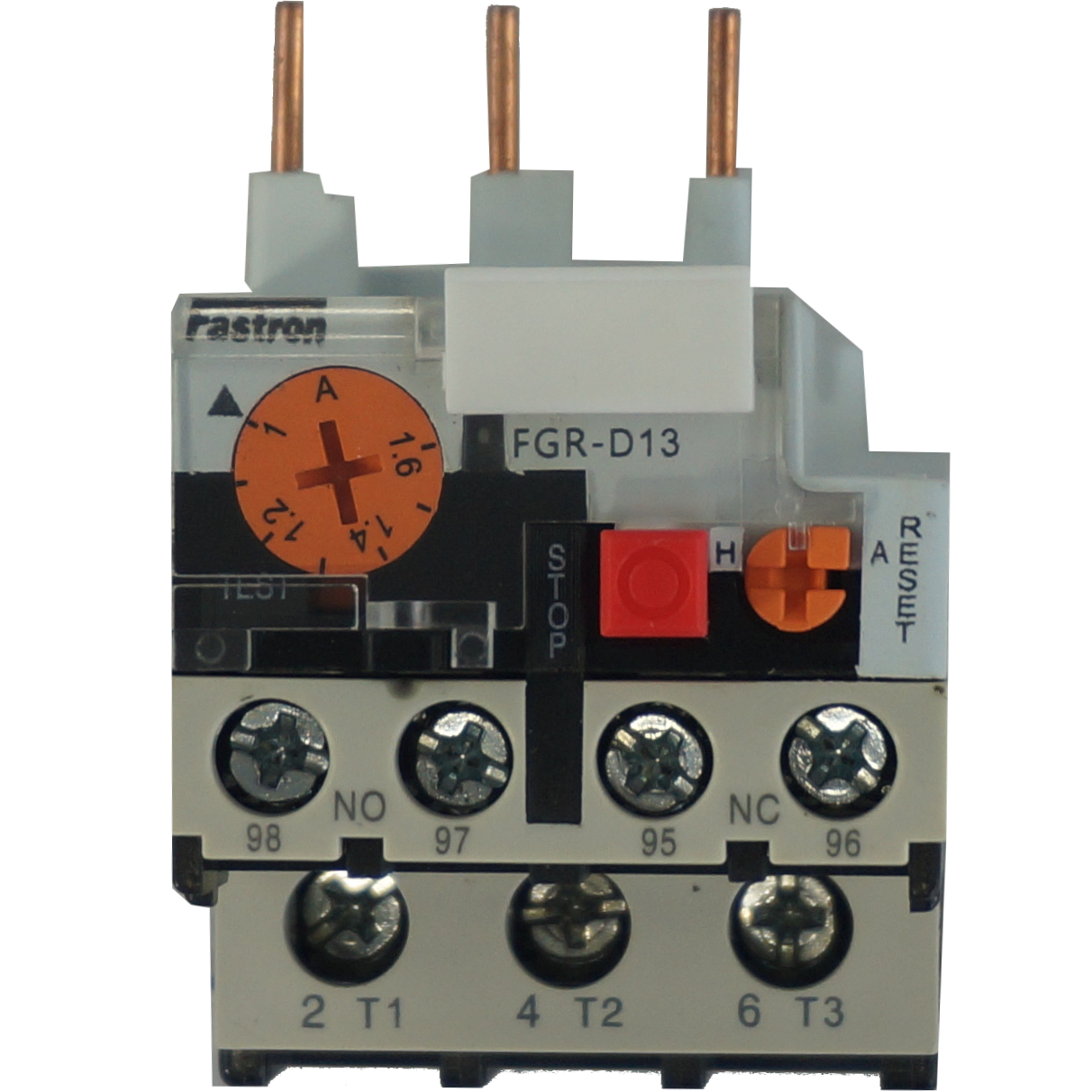 FGR-D 1305, Thermal Overload Relay 0.63-1.0 Amp range for FGC1-D & FGP1-D Series Contactors