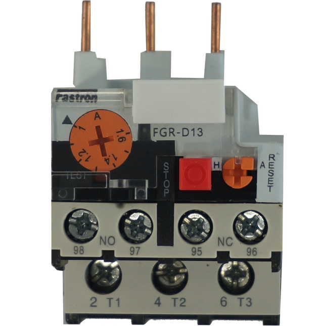 FGR-D 1308, Thermal Overload Relay 2.5-4.0 Amp range for FGC1-D & FGP1-D Series Contactors