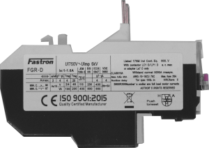 FGR-D 1306, Thermal Overload Relay 1.0-1.6 Amp range for FGC1-D & FGP1-D Series Contactors