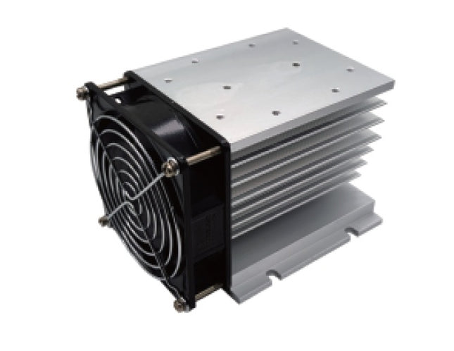 FHS-D110, SSR Heatsink, for single or 3 Phase SSR, 0.8 DegC/Watt, 110mm x 106 x 96mm, Panel Mount