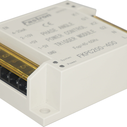 FKPC-200-400 Rev 2 (FKPC-240-CE Rev 2), Single Phase Voltage Control SCR Trigger Module, 4-20mA,0-10V,0-5V,5K POT Input, 200-450VAC, 240VAC Aux Supply, Can Replace Semikron Semi-PCM 2 SKPC200-240