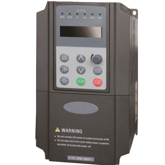 FN600-5T0055G/0075PB, 3 Phase, Variable Frequency Drive, 0.1 - 600 Hz, 7.5kW 5.5 Amp (Normal Duty)/7.5 Amp (Heavy Duty), 320-460VAC L-L, RS485 Comms