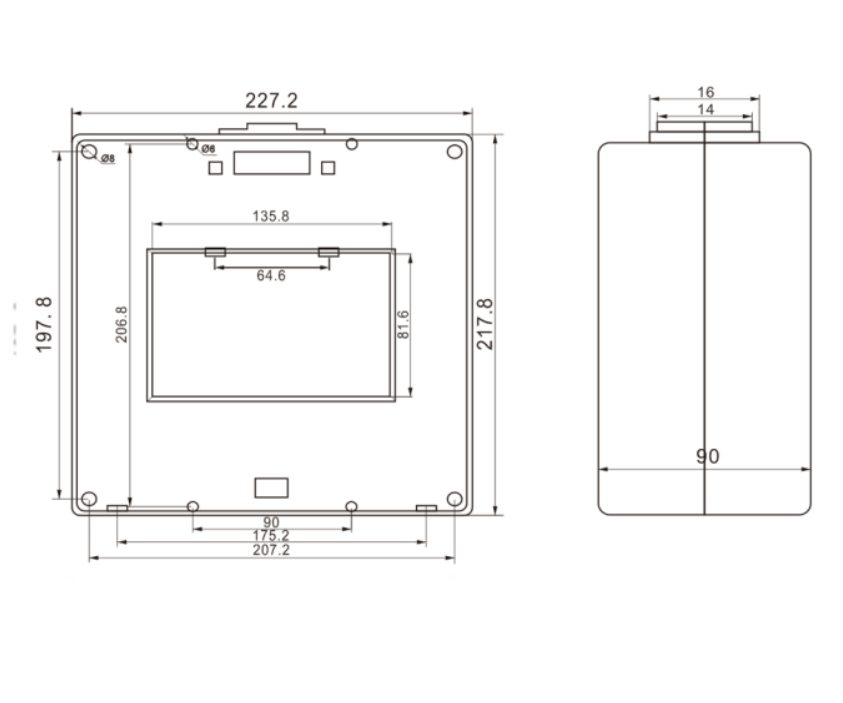FPT-135 2000/5A 5P35 5VA, Protection Class CT, 2000/5A, Class 5P35 5VA, 135 x 81mm Aperture