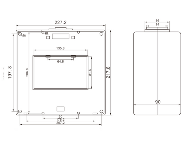 FPT-135 1200/1A 5P35 5VA, Protection Class CT, 1200/1A, Class 5P35 5VA, 135 x 81mm Aperture