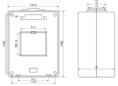 FPT-60 800/1A 5P10 15VA, Protection Class CT, 800/1A, Class 5P20 15VA, 63 x 56mm Aperture