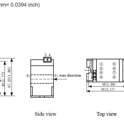 FRC-10-B10, AC Current Transducer, 10 Amp average RMS measurement, 0-10VDC output, 2% Accuracy, 14mm Aperture, or 3.5 x 15.5mm busbar, Self Powered, Panel Mount