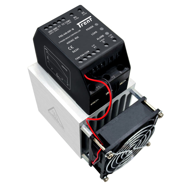 FRE-440-80C-M, SCR Burst Controller, 400VAC 3 Wire 3 Leg (400V L-L, 230V L-N), 3 Phase, 4-20/0-5V/0-10V Input, 65 Amps per Phase @ 40 Deg C, Fan Cooled