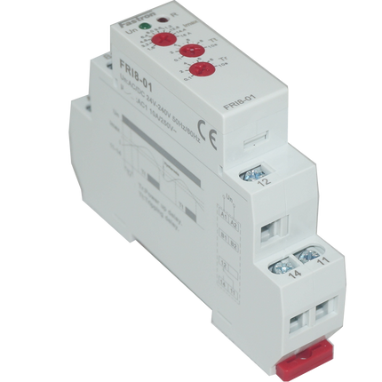 FRI8-01/2, Current Monitoring Relay AC 0.2 - 2A, Adjustable delay 0.5 - 10 s, 1 x CO 10 Amp, Universal 24-240VAC 24VDC Aux Supply