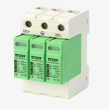 FRS3-C40-1250R-T2, 1250VDC Surge Protection Device for Photovoltaic Systems, Type 2 (Class II) 40kA WITH REMOTE C/O CONTACTS