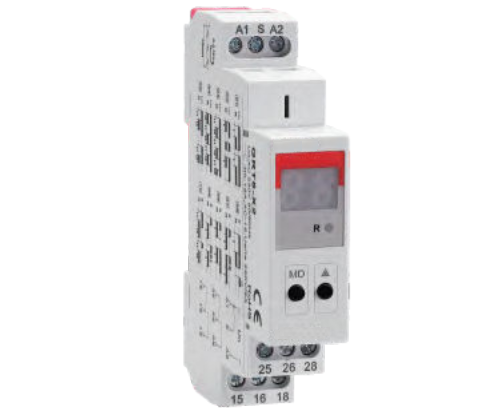 FRT8-X2/W240, Digital Display / Multifunction Timer 12-240 V AC/DC, 0.1s - 99 Days, 2 x SPDT 16 Amp