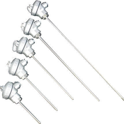 FTCK-3-500-XX-KSE, Type K Thermocouple MIMS Class A, 500mm Probe Length, 3mm Shaft Diameter w/ SMALL Terminal Head, -20 to 500 Deg C, KSE(wire entry:M16x1.5, probe entry: G1/2'')