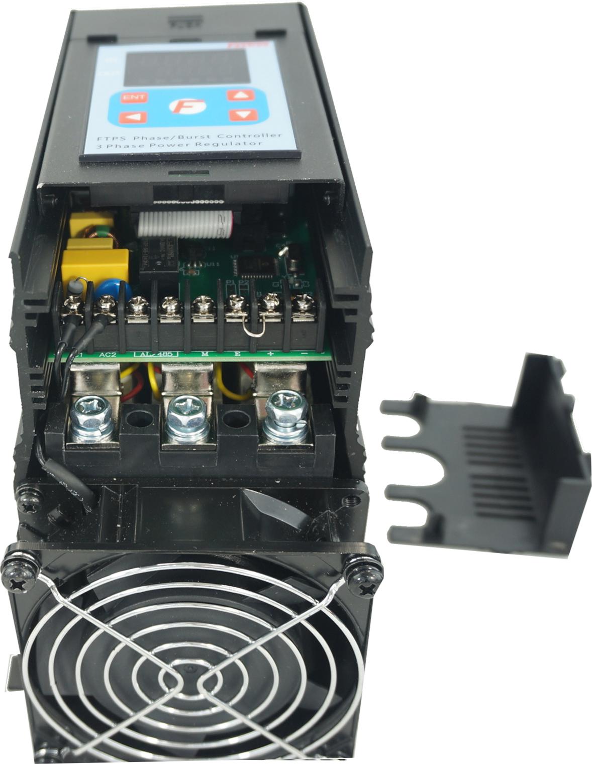 FTPS-3-400-100-010, SCR Phase/Burst Controller for HVAC, 0-10/0-5/2-10/1-5V Input, 3 Phase, with In built Fuses, 80 Amps per Phase @ 50 Deg C