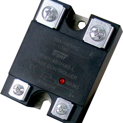 FWR480H40-L, Phase Angle Controller, for 500K - 1M External POT input control, 110-480VAC 40Amp Load, SCR Output