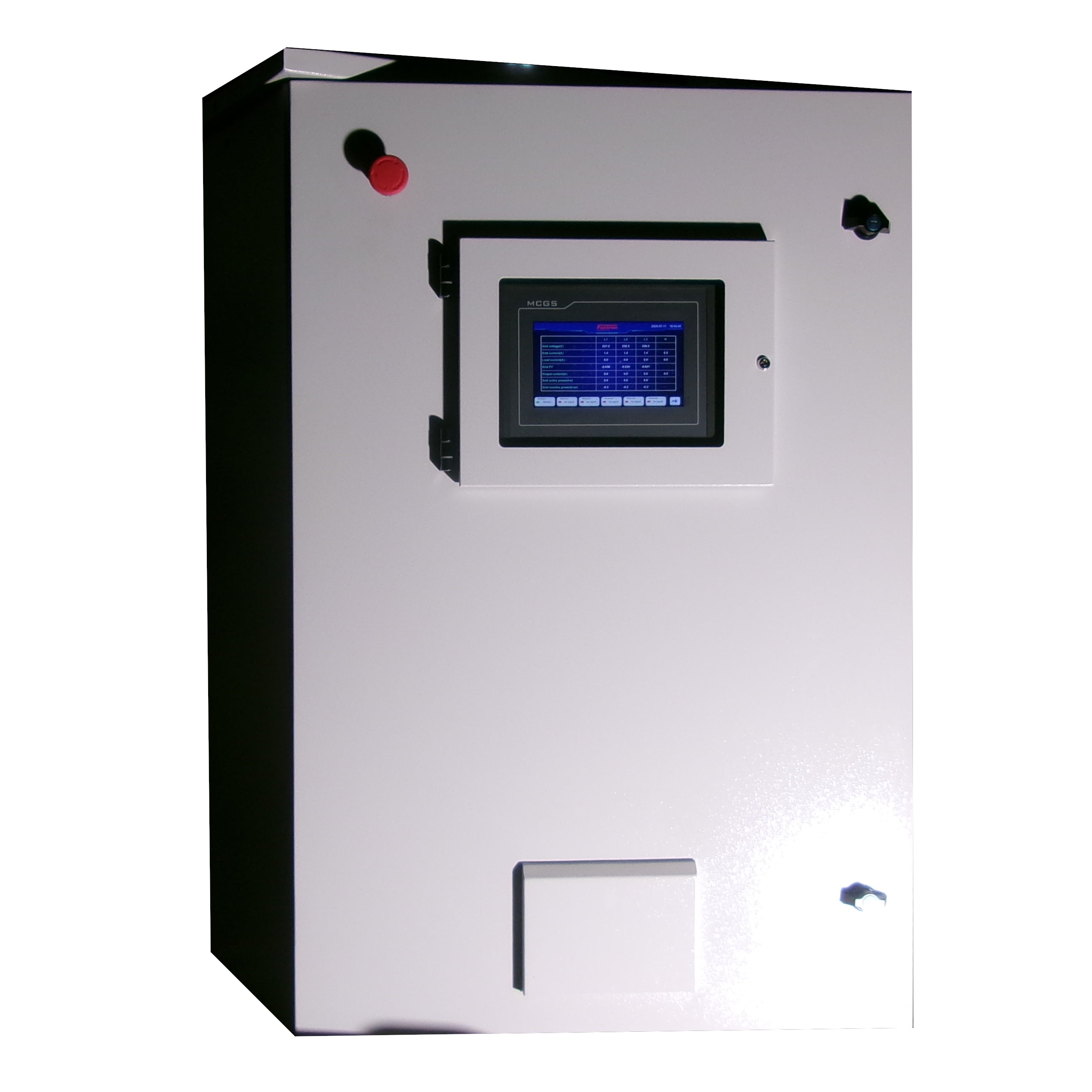 Fast ONE Complete AHF 100A-400V, Active Harmonic Filter, 3 Phase 4 Wire, 100/70Kvar Amp 400VAC 50Hz, INCLUDES 7 INCH HMI ON PANEL, INTERNAL MOUNTED 4.3 INCH TOP MOUNTED HMI, Rated for 45 Deg C Operation 90 Amp @ 55 Deg C 1200 x 680 x 430mm, IP55