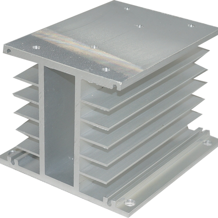 FTH6053ZA4 + HS212, Solid State Relay, and Heatsink Assembly, 3 Phase 90-280VAC Control, 20 Amp per phase @ 40 Deg C, 48-530VAC Load, LED Status Indicator, with IP20 Cover