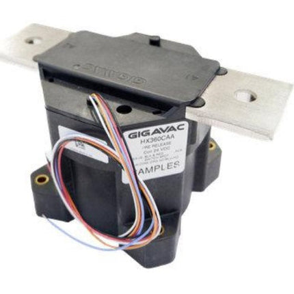 HX360FAB, Contactor SPST-NO 800 AMP, 1500VDC, 48VDC Coil, 38cm Flying leads, with SPDT Auxiliary Contact 3750 Cycles, IP67, IP69