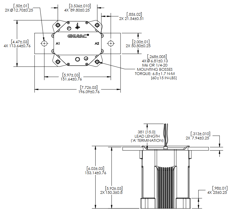 HX460CAA, Contactor SPST-NO 1000 AMP, 1500VDC, 24VDC Coil, 38cm Flying leads, with SPDT Auxiliary Contact 5000 Cycles, IP67, IP69