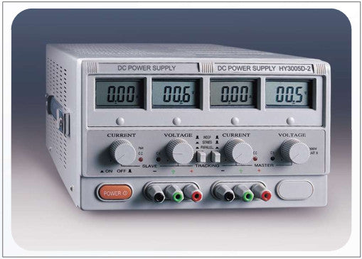 HY3005D-2, Laboratory Linear Power Supply 2 Channel, 0-30VAC, 0-2Amp 230VAC Supply